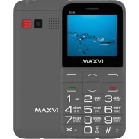 Кнопочный телефон Maxvi B231 (серый)