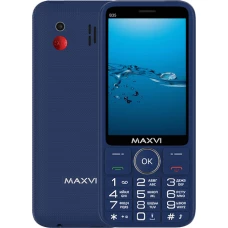 Кнопочный телефон Maxvi B35 (синий)