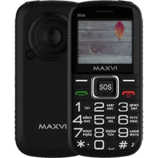 Кнопочный телефон Maxvi B5ds (черный)