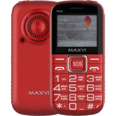 Кнопочный телефон Maxvi B5ds (красный)