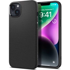 Чехол для телефона Spigen Liquid Air iPhone 14 Matte Black ACS05037 (черный матовый)