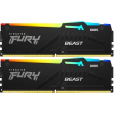 Оперативная память Kingston FURY Beast RGB 2x32ГБ DDR5 5200 МГц KF552C40BBAK2-64