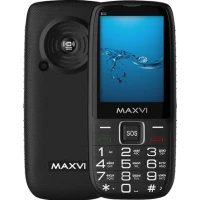 Кнопочный телефон Maxvi B32 (черный)
