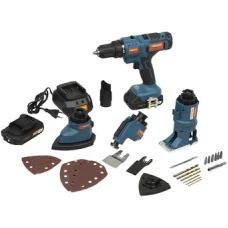 Дрель-шуруповерт Sturm CMT1801 Set (с 2-мя АКБ, кейс)