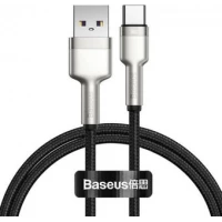 Кабель Baseus Cafule Series Metal Data Cable USB Type-A - Type-C 66W CAKF000001 (0.25 м, черный)