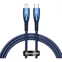Кабель Baseus Glimmer Series Fast Charging Data Cable Type-C - Lightning 20W CADH000003 (1 м, синий)