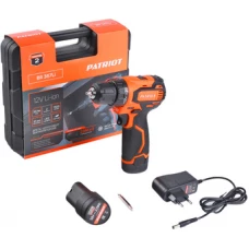 Дрель-шуруповерт Patriot BR 367Li 180201367 (с 2-мя АКБ, кейс)