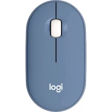 Мышь Logitech M350 Pebble (темно-синий)