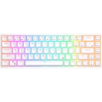 Клавиатура Royal Kludge RKG68 RGB (белый, Gateron Yellow)