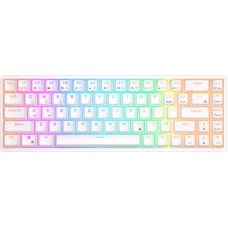 Клавиатура Royal Kludge RKG68 RGB (белый, Gateron Yellow)