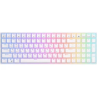 Клавиатура Royal Kludge RK100 RGB (белый, RK Red)