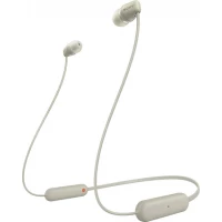 Наушники Sony WI-C100 (бежевый)