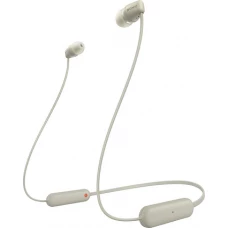 Наушники Sony WI-C100 (бежевый)