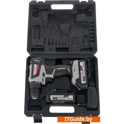 Дрель-шуруповерт Интерскол ДА-10/18В (с 2-мя АКБ 1.5 Ач, кейс) ver1