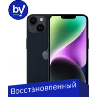 Смартфон Apple iPhone 14 128GB Восстановленный by Breezy, грейд A (полуночный)