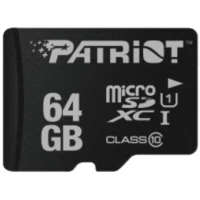 Карта памяти Patriot microSDXC LX Series (Class 10) 64GB