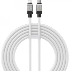 Кабель Baseus CoolPlay Series USB Type-C - Lightning (2 м, белый)