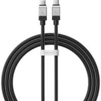 Кабель Baseus CoolPlay Series USB Type-C - USB Type-C (1 м, черный)