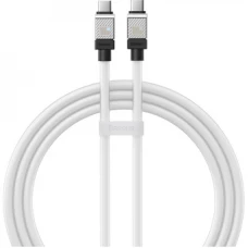 Кабель Baseus CoolPlay Series USB Type-C - USB Type-C (1 м, белый)