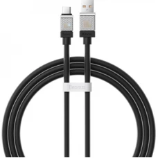 Кабель Baseus CoolPlay Series USB Type-A - USB Type-C (1 м, черный)