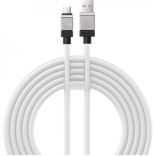 Кабель Baseus CoolPlay Series USB Type-A - USB Type-C (2 м, белый)