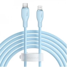 Кабель Baseus Pudding Series USB Type-C - Lightning (2 м, голубой)