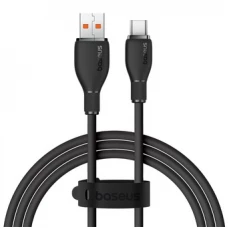 Кабель Baseus Pudding Series USB Type-A - USB Type-C (1.2 м, черный)