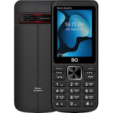 Кнопочный телефон BQ-Mobile BQ-2455 Boom Quattro (черный)