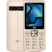 Кнопочный телефон BQ-Mobile BQ-2455 Boom Quattro (золотистый)
