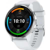 Умные часы Garmin Venu 3 (белый, с силиконовым ремешком)