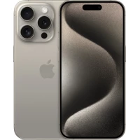 Смартфон Apple iPhone 15 Pro Dual SIM 256GB (природный титан)