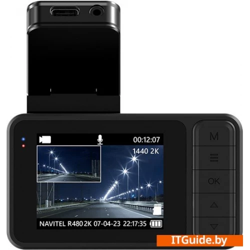Видеорегистратор-GPS информатор (2в1) NAVITEL R480 2K ver4