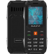 Кнопочный телефон Maxvi T100 (черный)