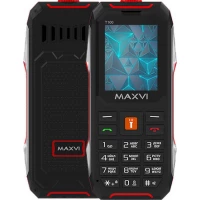Кнопочный телефон Maxvi T100 (красный)