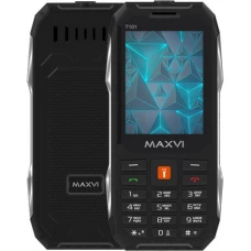 Кнопочный телефон Maxvi T101 (черный)