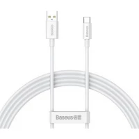 Кабель Baseus Superior Series Fast Charging USB Type-A - USB Type-C (1 м, белый)