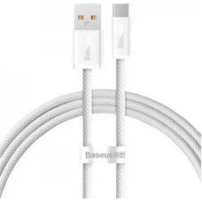 Кабель Baseus Dynamic Series Fast Charging Data Cable 100W USB Type-A - USB Type-C (1 м, белый)