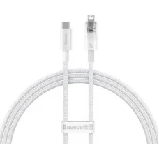 Кабель Baseus Explorer Series Fast Charging Cable with Smart Temperature Control 20W USB Type-C - Lightning (1 м, белый)
