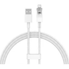 Кабель Baseus Explorer Series Fast Charging Cable with Smart Temperature Control 2.4A USB Type-A - Lightning (1 м, белый)