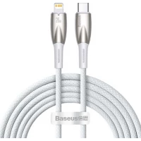 Кабель Baseus Glimmer Series Fast Charging Data Cable 100W USB Type-A - Type-C (2 м, белый)
