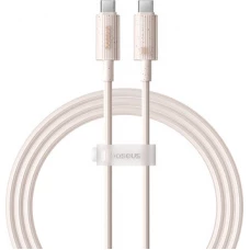 Кабель Baseus Habitat Series Fast Charging Cable 100W USB Type-C - USB Type-C (1 м, бежевый)