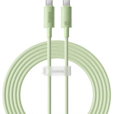 Кабель Baseus Habitat Series Fast Charging Cable 100W USB Type-C - USB Type-C (2 м, зеленый)