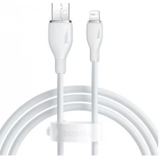 Кабель Baseus Pudding Series Fast Charging Cable 2.4A USB Type-A - Lightning (1.2 м, белый)