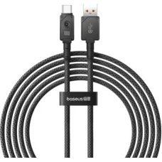 Кабель Baseus Unbreakable Series Fast Charging Data Cable 100W USB Type-A - USB Type-C (2 м, черный)