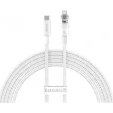 Кабель Baseus Explorer Series Fast Charging Cable with Smart Temperature Control 20W USB Type-C - Lightning (2 м, белый)