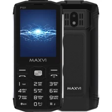 Кнопочный телефон Maxvi P101 (черный)