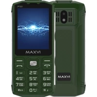 Кнопочный телефон Maxvi P101 (зеленый)