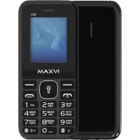 Кнопочный телефон Maxvi C30 (черный)