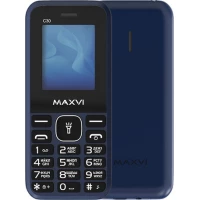 Кнопочный телефон Maxvi C30 (синий)