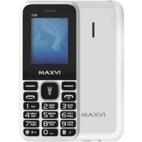 Кнопочный телефон Maxvi C30 (белый)